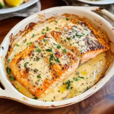 Baked Boursin Salmon-image