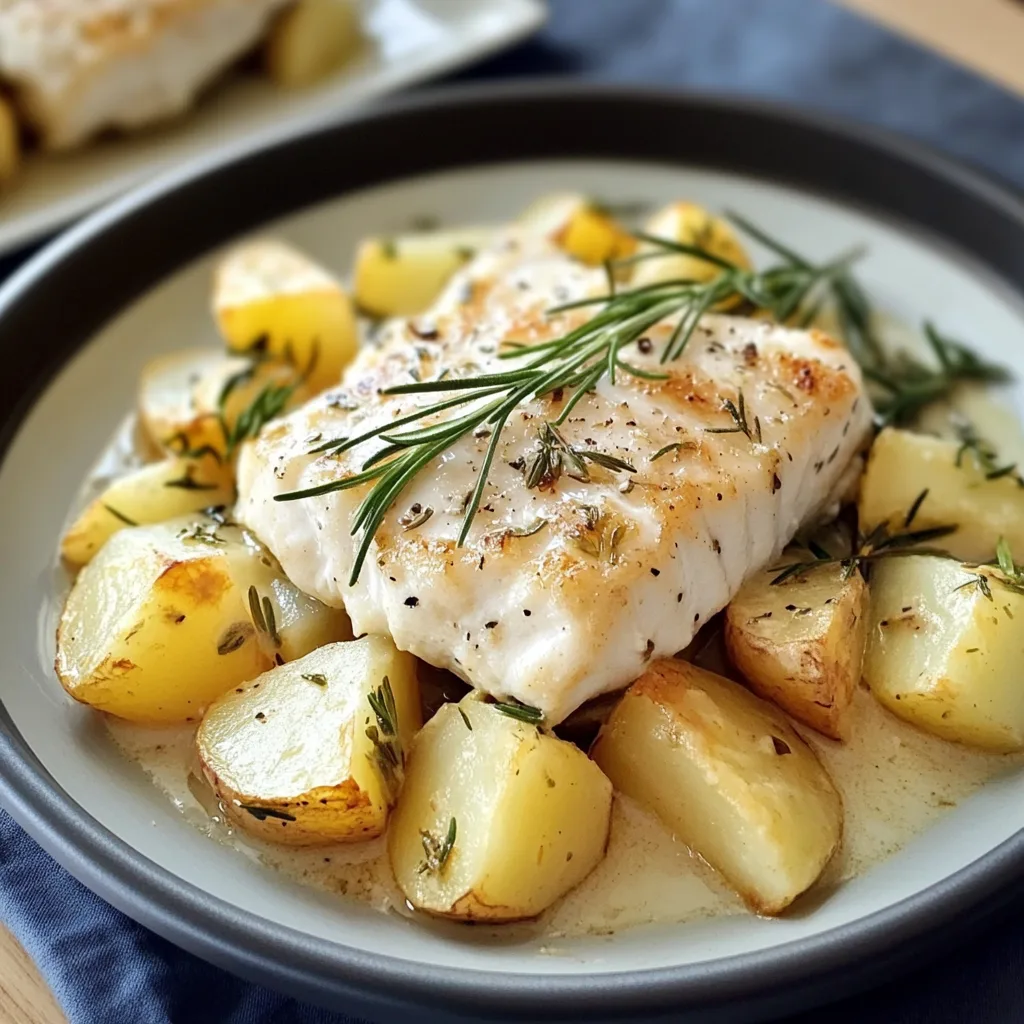 Creamy Rosemary Cod & Potatoes: An Amazing Ultimate Recipe – Oven Savors